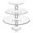 Libbey Selene 3-Tier Glass Footed Server Set