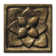 3" x 3" Metal Lotus Decorative Tile Insert