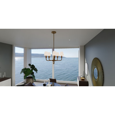 Camar 5 - Light Dimmable Classic / Traditional Chandelier