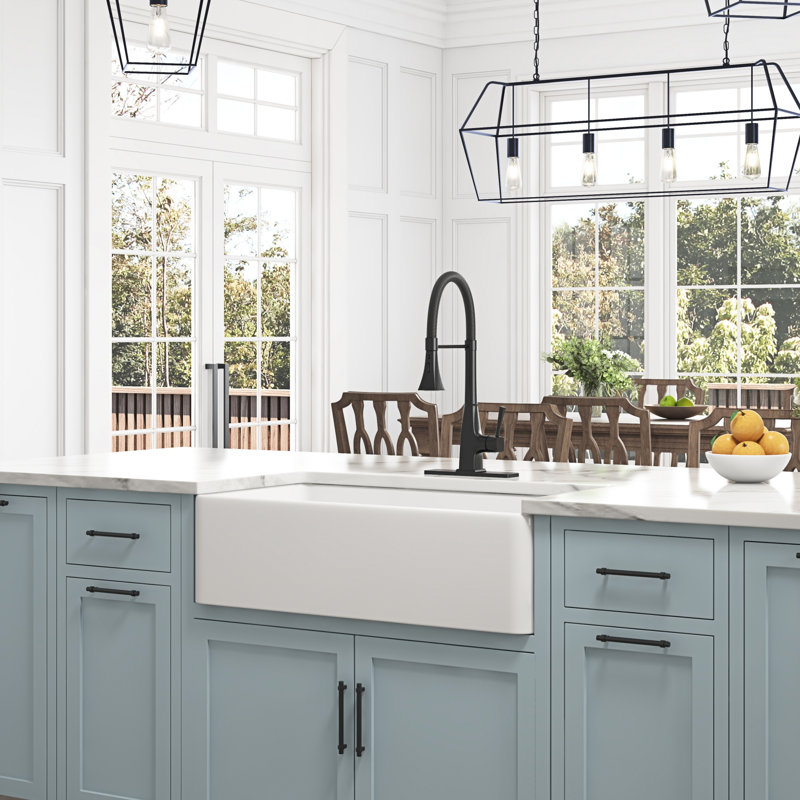 Farmhouse Sink Deep Apron Sink Undermount Farmhouse Kitchen Sink Single Farm Sink