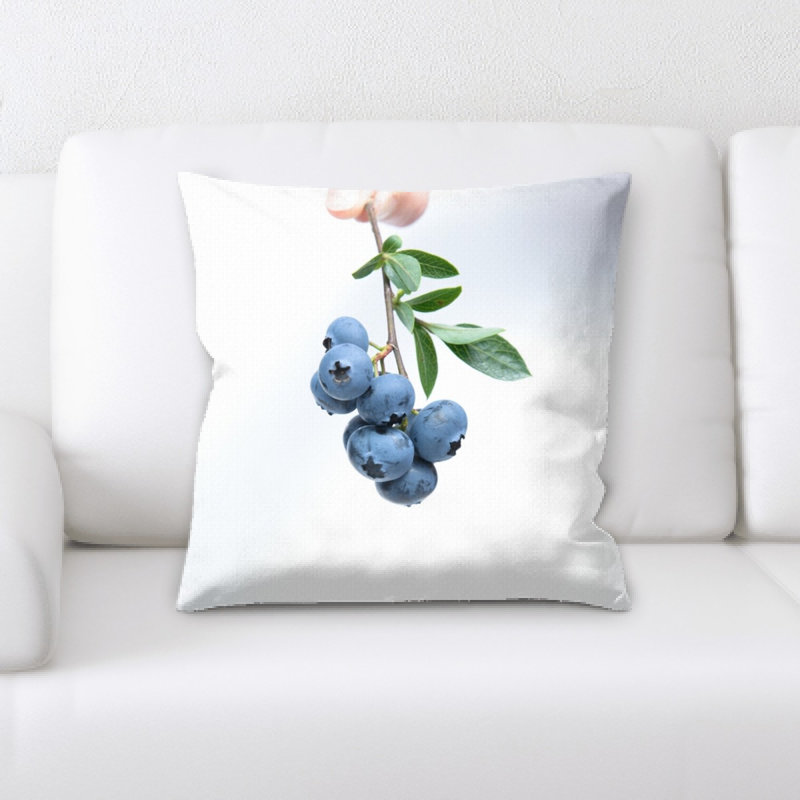 Microsuede Throw Pillow