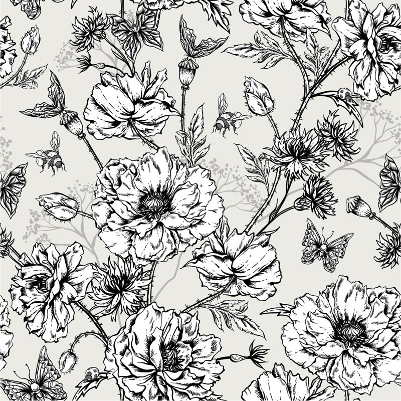 Carreau de papier peint l 25 po, L 10,42 po x L 2,08 po