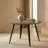 Hampson 47" Round MDF Dining Table – Compact Modern Table with Iron Legs for Kitchen, Dining Room, or Small Apartment Spaces-13514957