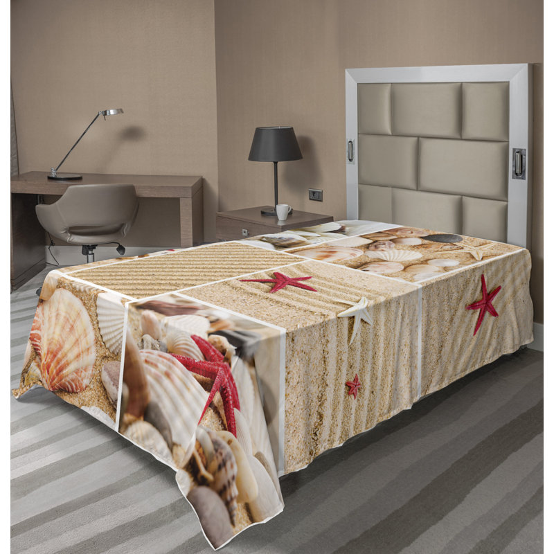 Microfiber No Pattern And Not Solid Color Flat Sheet, Twin XL Flat Sheet