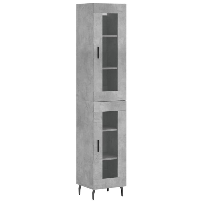 Nexhi 34.5cm Sideboard, Concrete Grey