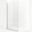 Paroi de douche fixe sans cadre de l 34 po x H 74 po avec verre de 3/8 po Zenith-28331394