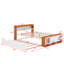Lit plateforme double avec lit gigogne-427107570