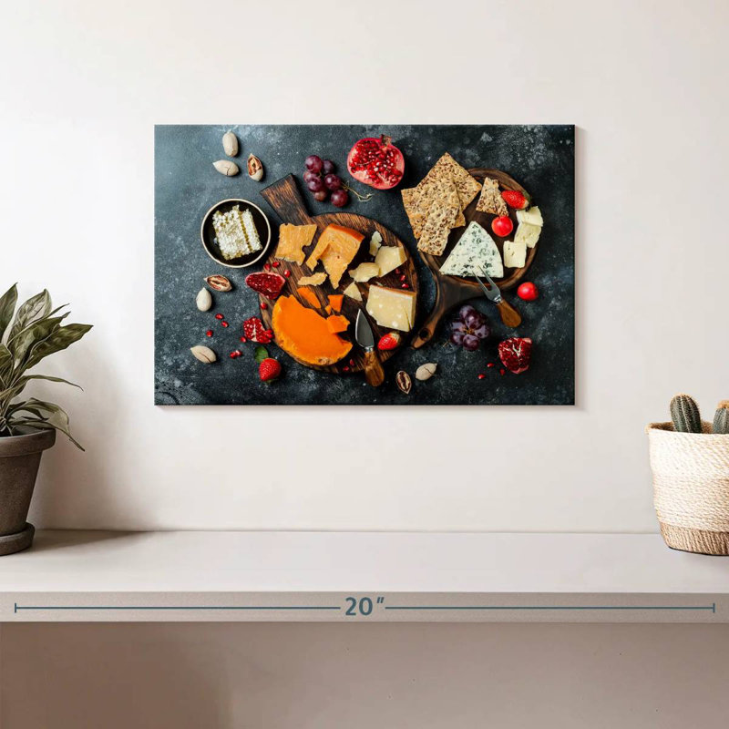Yarlin - portions de fromage et de fruits, H 8 po x l 12 po