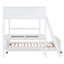 Lit double superposé double avec bureau intégré et rangement-2123632591