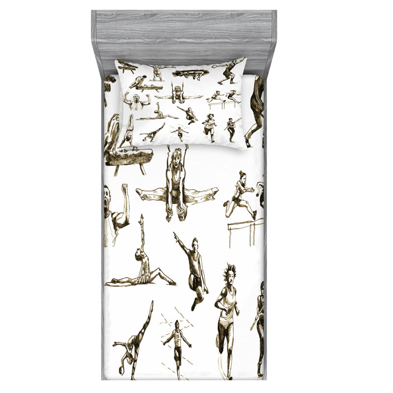 Microfiber Sheet Set, Twin XL Sheet Set with Fitted Sheet