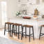 Counter Stool with Metal Frame