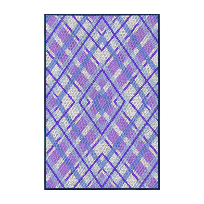 Tapis bleu ciel Keyser, Rectangle 5 pi x 7 pi