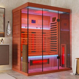 Full Spectrum Infrared Sauna Hemlock Home Sauna - Yk8001