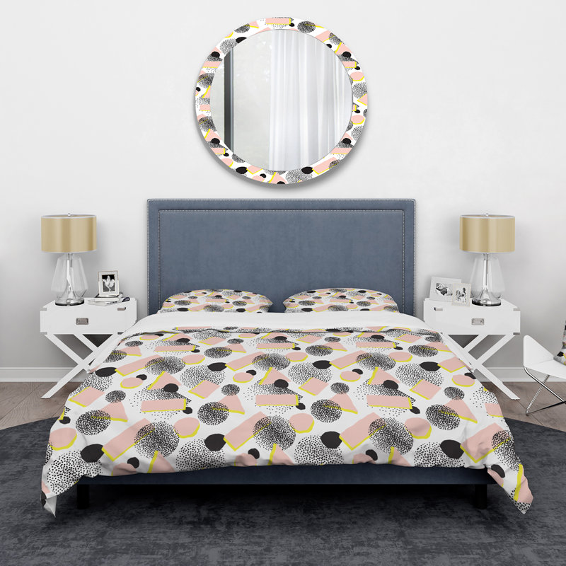 Ensemble de housse de couette en microfibre Radrosav, Housse de couette simple + 1 taie décorative stan