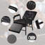 Fauteuil de shampooing inclinable avec repose-pieds