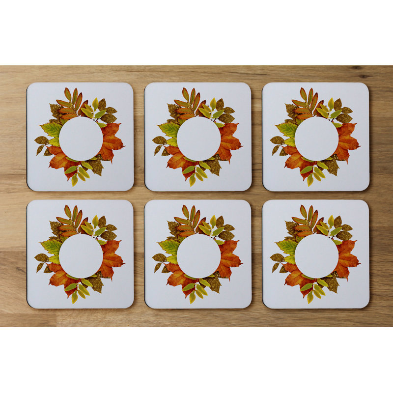 Square 6 Piece Coaster Set