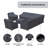 Pazel Outdoor Conversation Sets Group Seating Patio Furniture Covers