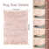 Distressed Abstract Non Slip Washable Area Rug(6'X9', Pink)