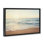 Toile flottante encadrée Rolling Tide Beach par Nataly White