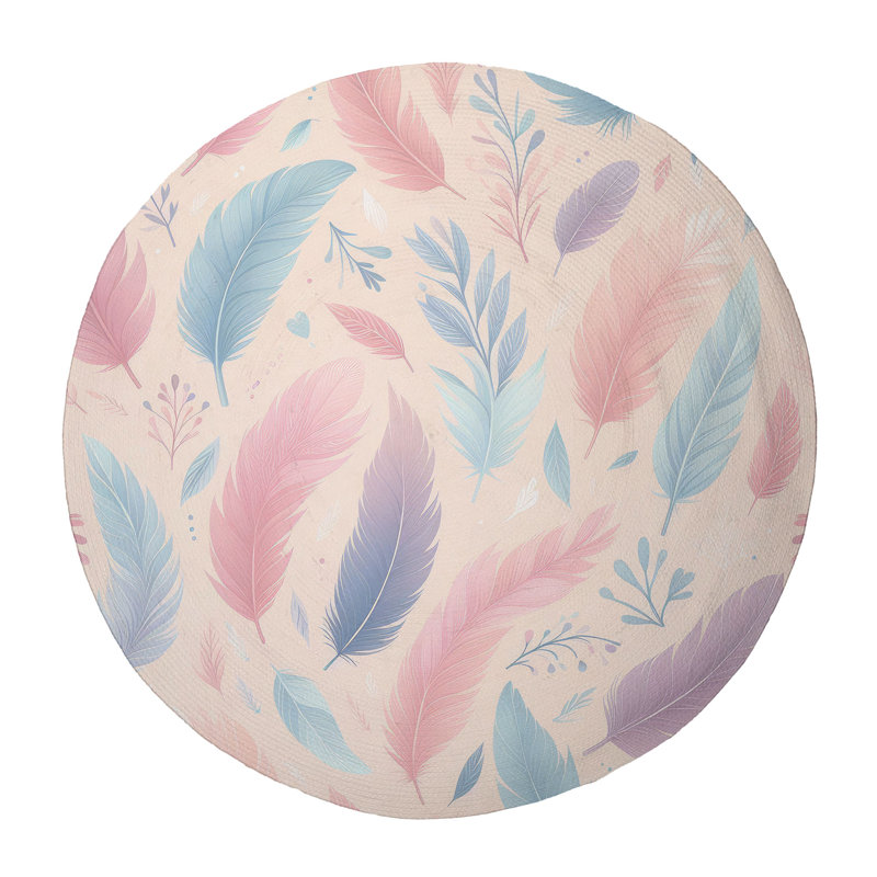 Tapis tressé doux, Rond 5 pi
