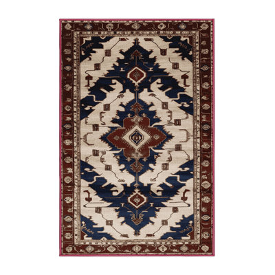 Machine Washable Persian Brown Area Rug