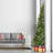 Christmas Time 7.5 ft. Prelit Half Christmas Tree with Warm White LED Lights and Stand-588061180