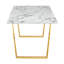 Ensemble de salle à manger Marble & Gold Brookscar-362535989