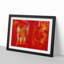 Abstract Art Painting Vol.468 by S.Johnson - Framed Print-55615040-55615036