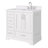 36.25'' Single Bathroom Vanity with Carrara Quartz Top-94668911