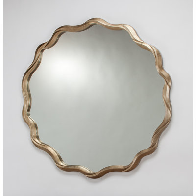 Flat Engineered Wood Wall Mirror