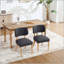 Chaise de salle à manger rembourrée Modern