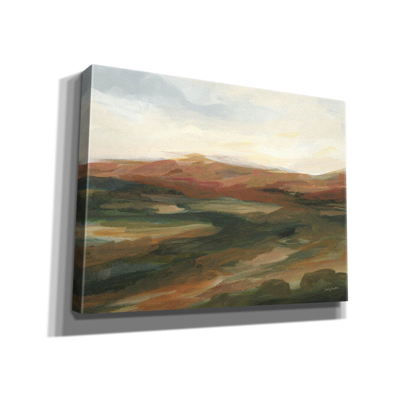  «Terracotta Valley» par Haley Knighten, art mural sur toile, 16 po x 12 po, H 12 po x l 16 po