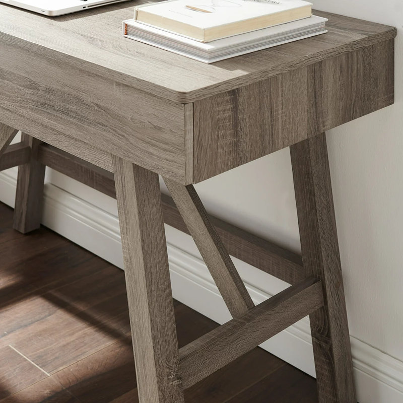 Jaie Solid Wood Writing Desk