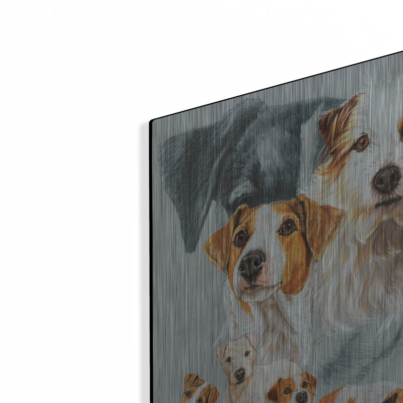 «Jack Russell and Ghost» par Barbara Keith, H 24 po x l 16 po