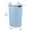Panier à linge mince avec couvercle, panier à linge de 60 L, conception en osier de qualité supérieure, plastique-625060937