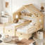 Lit superposé simple pour enfants avec rangement