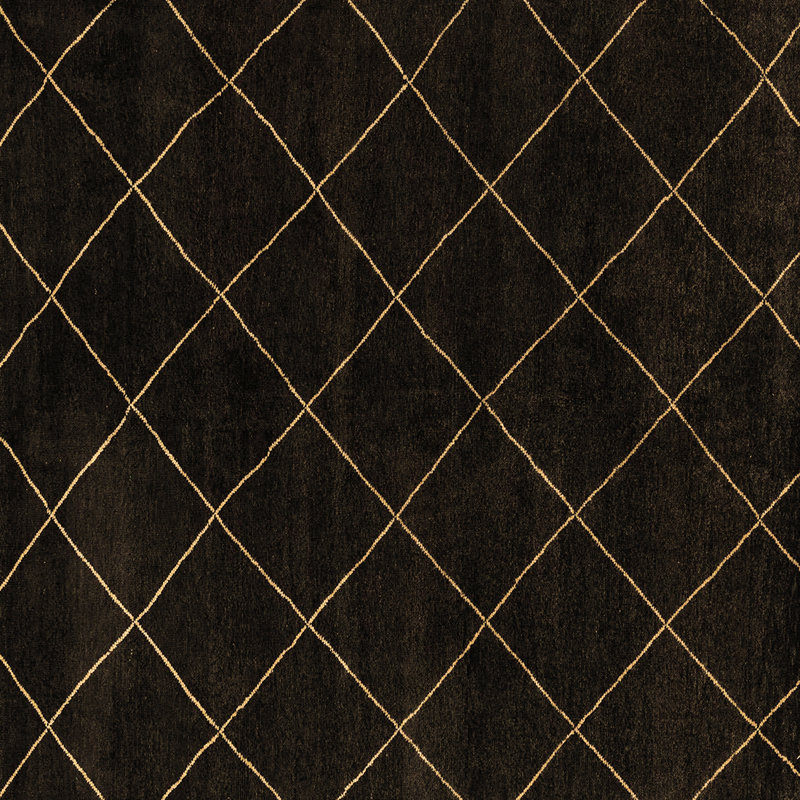 Geometric Indoor Rug, Square 3'