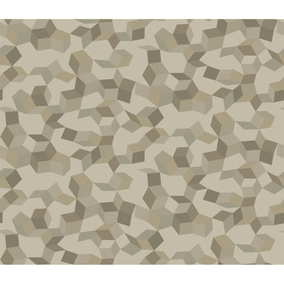 Curio Ingot Geometric Wallpaper Roll