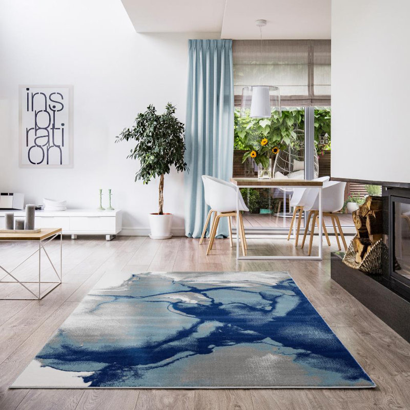 Lunaire Abstract Indoor Rug, Rectangle 7'7" x 10'