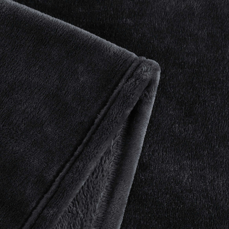 Couverture marine Tommy Hilfiger, Gris, Lit simple