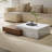Solid wood advanced rock board simple tea table-107265165