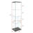 Accent Cabinet, Modern Glass Display Cabinet With Led Lights, 1-Door Tempered Glass Bookshelf-839226837-846865614