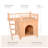 2-Level Wooden Cat House