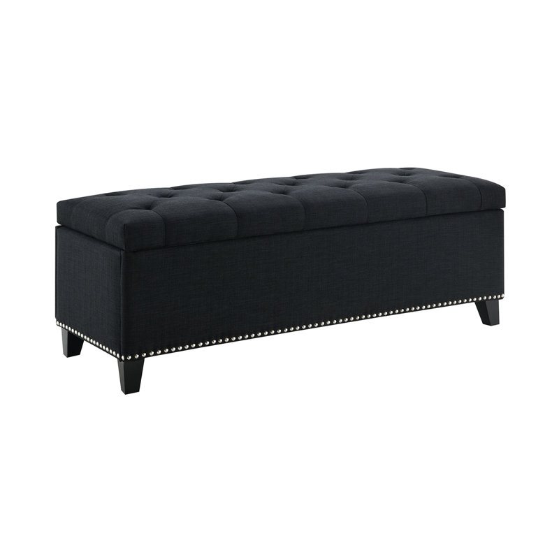 Banc style campagne moderne, Black