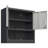 Durable Metal Wall-Mounted Tool Storage Cabinet With Locking Door And Open Drawer For Organized Spaces In Garages, Warehouses, And Offices