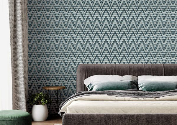 Pamperlone 10m x 60cm Wallpaper Roll, Teal