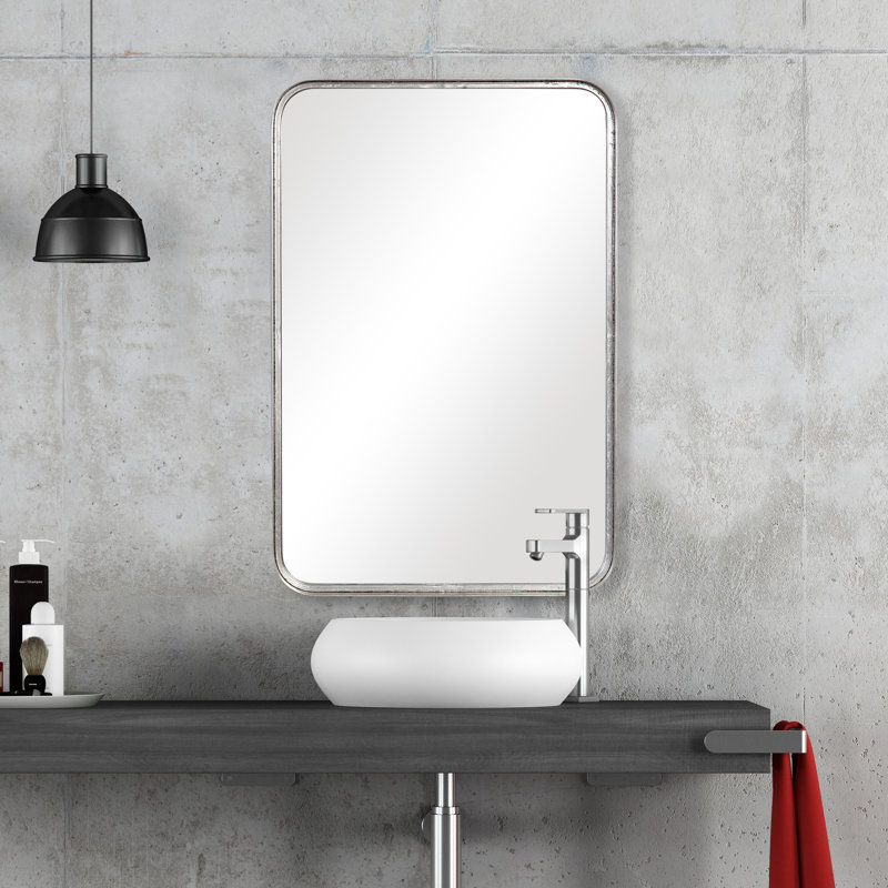 Audia Metal Flat Wall Mirror