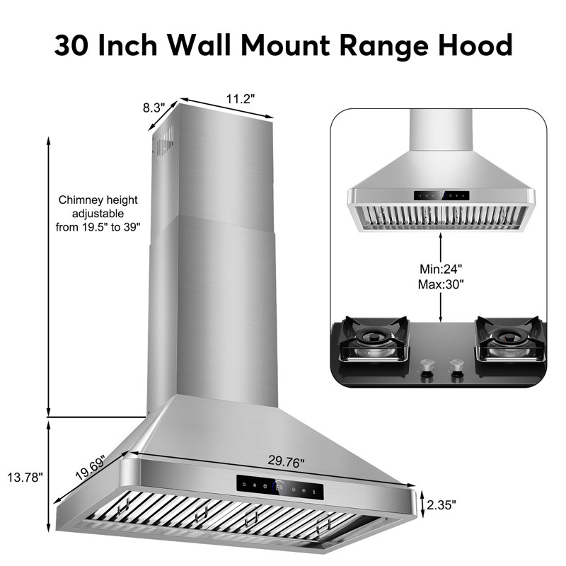 Range Hood, 29.76"