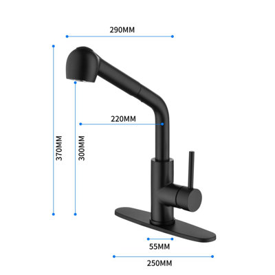 Beslend Pull Out Kitchen Faucet
