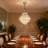 5-light Dimmable Unique Crystal Chandelier With Chrome Accents